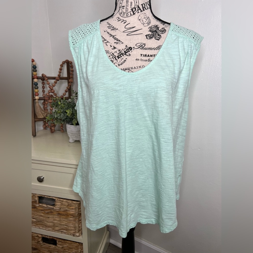 Old Navy Teal V-Neck Top